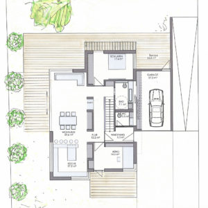 Grundriss Wohnen Architekt Skizze Arndt Schwarz