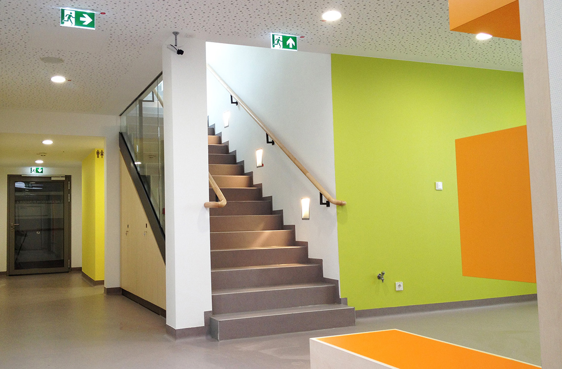 Universitätsklinik Mainz, BA III Strahlenbeschleuniger Innenansicht Universitätsklinik Mainz, BA III Strahlenbeschleuniger Innenansicht