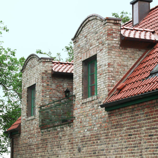 Gutshaus Detail Dach Fenster