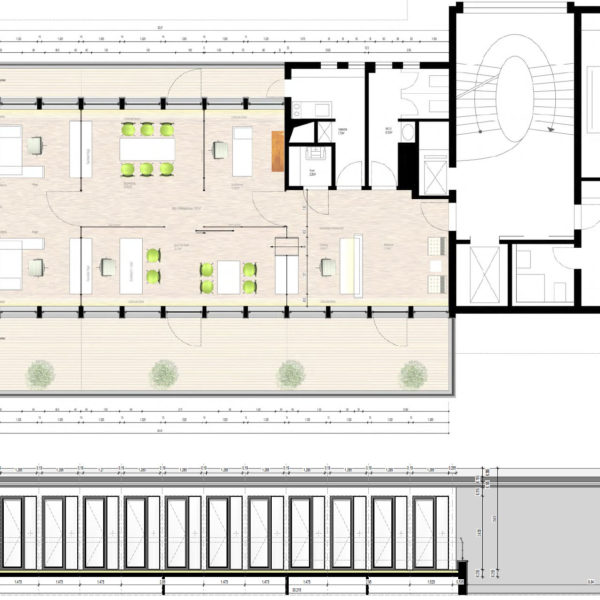 PenthousebüroGrundriss Skizze Grundriss Penthousebüro